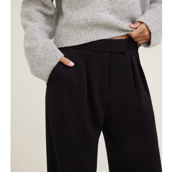 Dynamite Pants - Dynamite Black Wide Leg Pants
